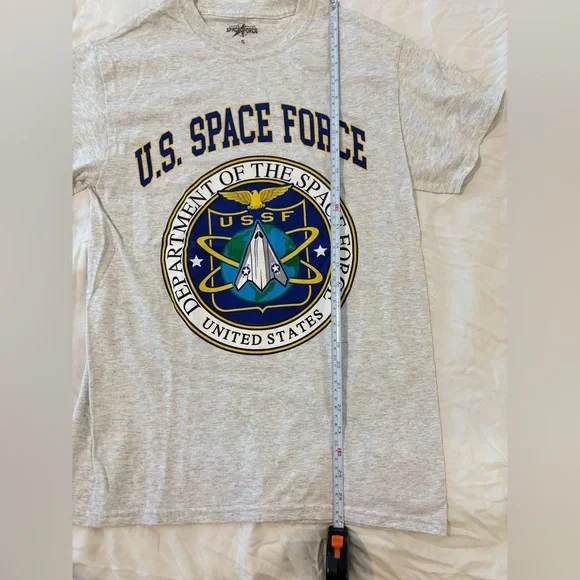 US SPACE FORCE T Shirt light Heather gray - Picture 5 of 5